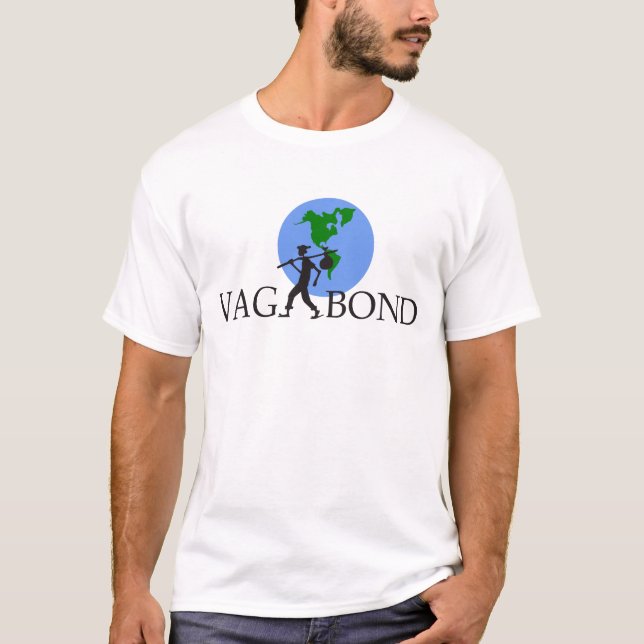 T-shirt Pièce en t de vagabond (Devant)