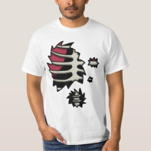 T-shirt Pièce en t de valeur d'anatomie de vampires