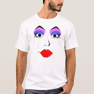 T-shirt Pièce en t de visage d'entrave