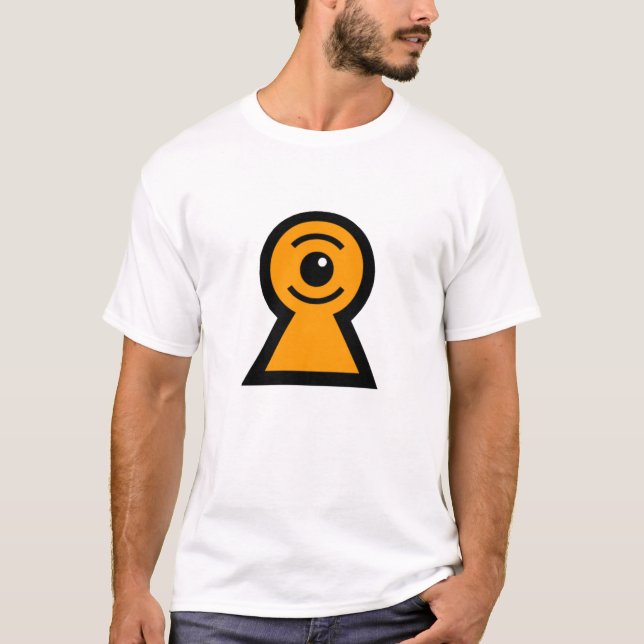 T-shirt pièce en t de webcam de blogTV (Devant)