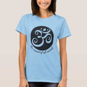 T-shirt Pièce en t de yoga de l'OM