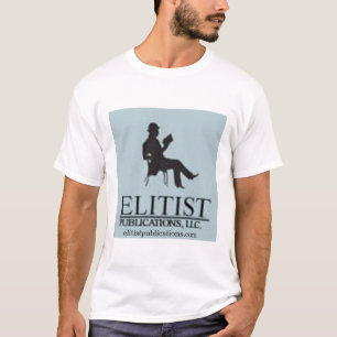 T-shirt pièce en t d'elitistlogo et de livres,