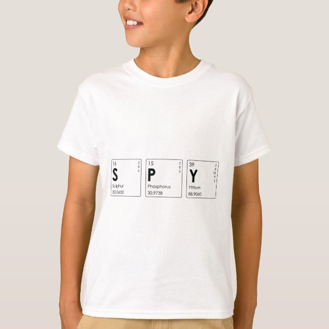 T-shirt Pièce en t d'espion ! (Devant)