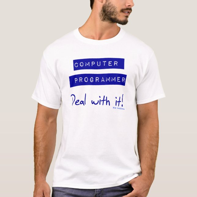 T-shirt Pièce en t d'informaticien (Devant)