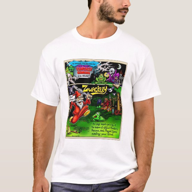 T-shirt PIÈCE EN T d'insecte de Zwackery (Devant)