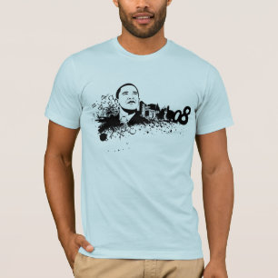 T-shirt Pièce en t d'Obama 08