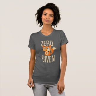 T-shirt Pièce en t drôle donnée par Fox zéro sur la