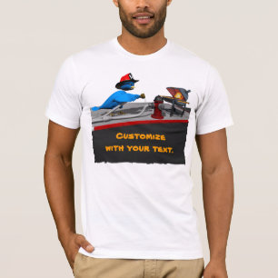 T-shirt Pièce en t du gril du sapeur-pompier