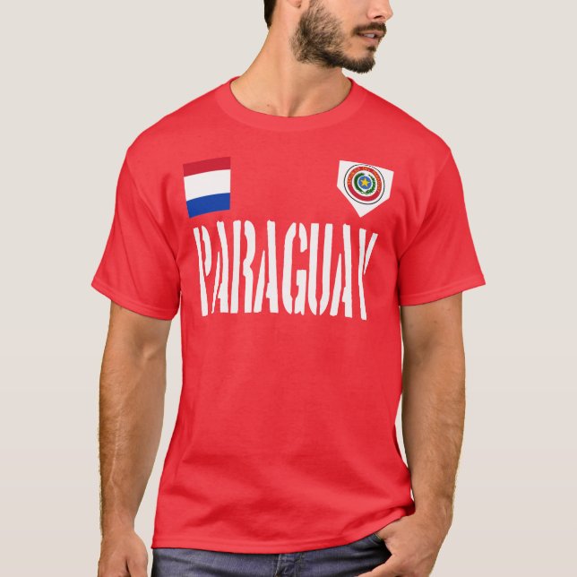 T-shirt Pièce en t du Paraguay (Devant)