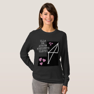 T-SHIRT PIÈCE EN T DU RA AURUM FODIENTE ELECTI LONGSLEEVE