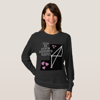 T-SHIRT PIÈCE EN T DU RA AURUM FODIENTE ELECTI LONGSLEEVE