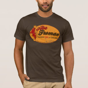 T-shirt Pièce en t du Roi Of Chicago de saucisse d'Abe