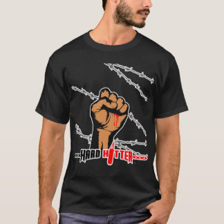 T-shirt Pièce en t dure d'obscurité de fil de Barb de