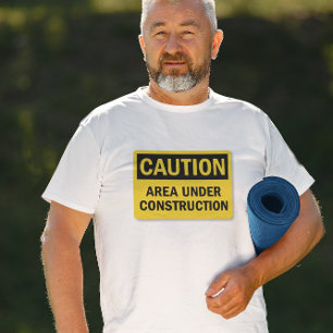 T-shirt Pièce en t en construction