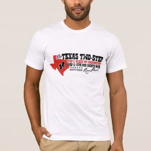 T-shirt PIÈCE EN T en deux étapes du Texas RON PAUL 2012
