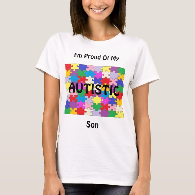 T-shirt Pièce en t fière de maman (Devant)