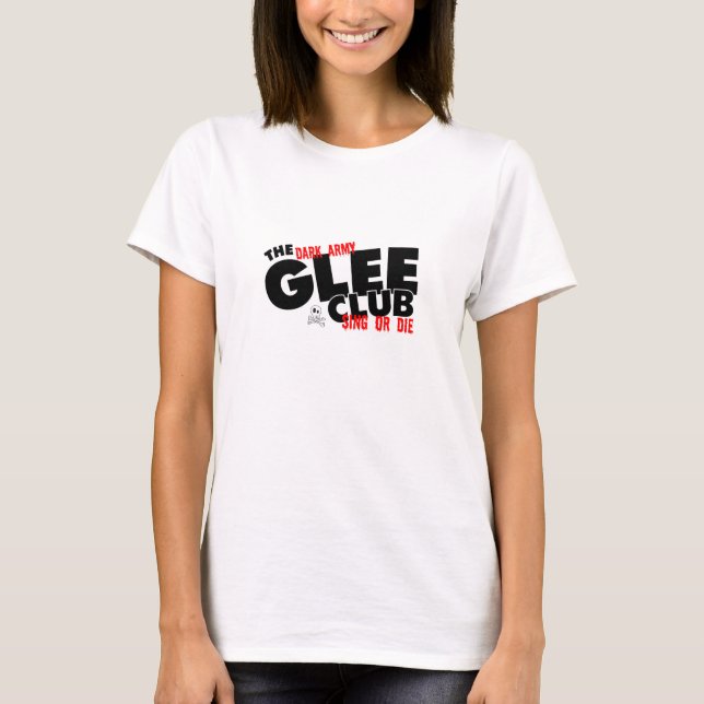 T-shirt Pièce en t foncée de club d'allégresse d'armée (Devant)