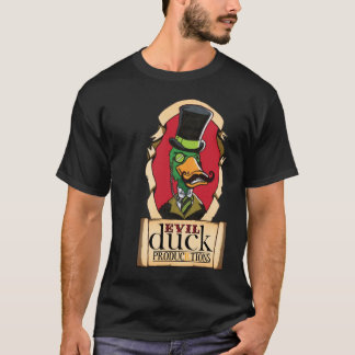 T-shirt Pièce en t foncée mauvaise de canard (logo