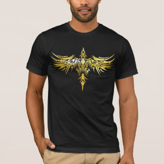 T-shirt pièce en t foncée tribale 1 de Phoenix