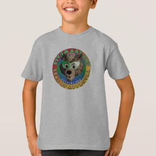 T-shirt Pièce en t futée de label de chat d'ETV