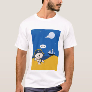 T-shirt Pièce en t graphique de pirate pour des enfants