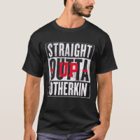 Pièce en t graphique drôle droite d'Outta Otherkin