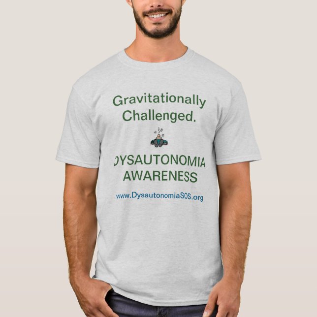T-shirt Pièce en t gravitationellement contestée (Devant)