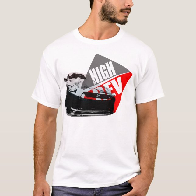 T-shirt Pièce en t GTR de logo d'heure (Devant)
