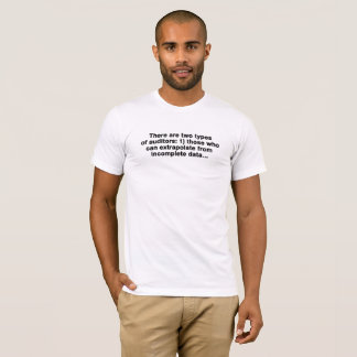 T-shirt Pièce en t inachevée de données