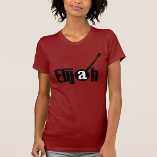 T-shirt Pièce en t noire de fille de logo