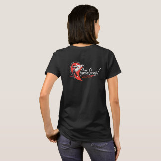 T-shirt Pièce en t noire de Gottaswing de la femme