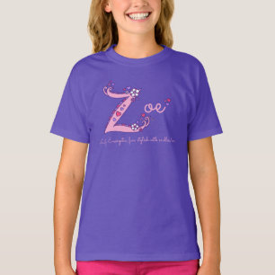 T-shirt Pièce en t nommée de coutume de signification de