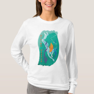 T-shirt Pièce en t plus profonde de plongée - femmes