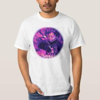 T-shirt Pièce en t psychédélique par C. Grampp (blanc)