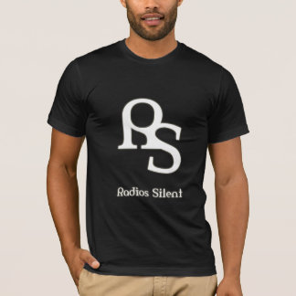 T-shirt Pièce en t silencieuse de logo de radios