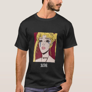 T-shirt Pièce en t triste de fille