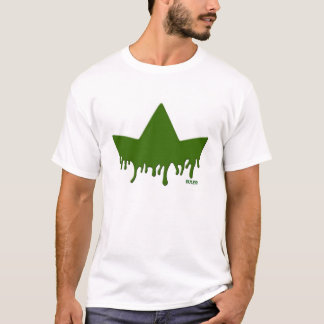 T-shirt Pièce en t verte de couronne d'armée