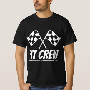 T-shirt Pièce mécanique de course de piste amusante Pit Cr