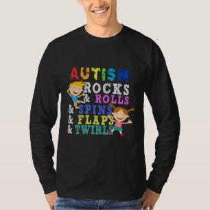 T-shirt Pièces de puzzle Autisme Rocks Autism Kid