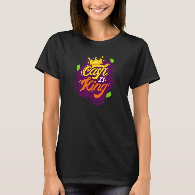 T-shirt Pièces de trésorerie Compte bancaire Investir Part (Devant)