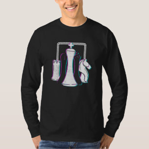 T-shirt Pièces d'échecs Échec et mat Joueur d'échecs Grand
