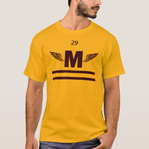 T-shirt Pied à ailes par haute de Marshfield, pourpre