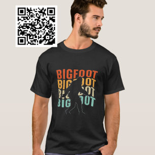 T-shirt Pied arrière empilé rétro