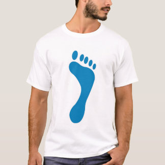 T-shirt Pied bleu
