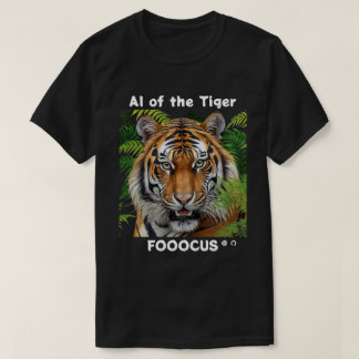 T-shirt Pied de page - AI du tigre v2