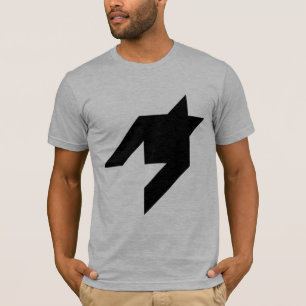 T-shirt Pied-de-poule (noir)