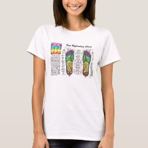 T-shirt Pied-Massage-Réflexothérapie
