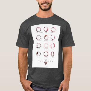 T-SHIRT PIEDS DE VIN ROUGE