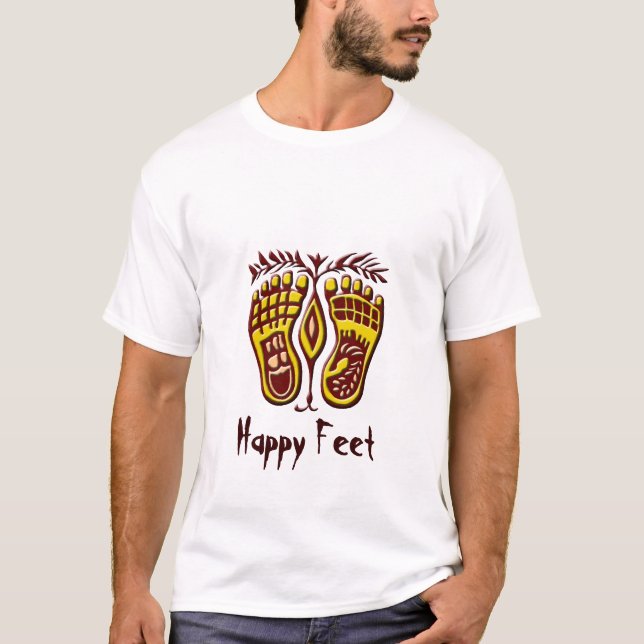 T-shirt Pieds heureux (Devant)