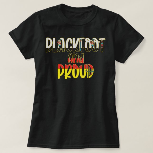 T-shirt Pieds-Noirs et fierté - Fierté amérindienne (Design devant)